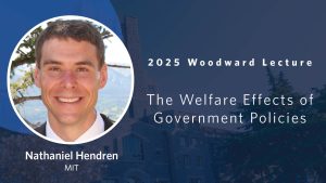 Event: Nathaniel Hendren (MIT) to deliver the 2025 Woodward Lecture on January 29th